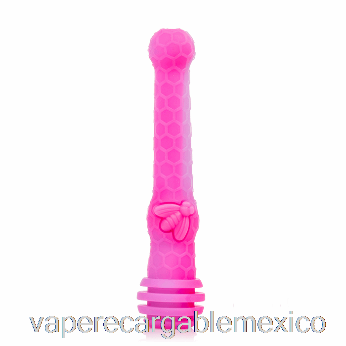 Vape Recargable Estratus Miel Cazo Silicona Dab Paja Chicle (magenta / Morado)